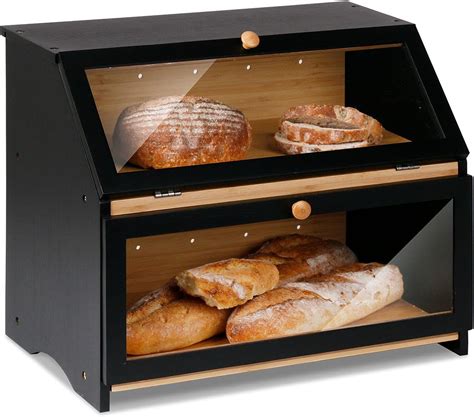 Brabantia Fall Front Bread Box Matte Steel Fingerprint