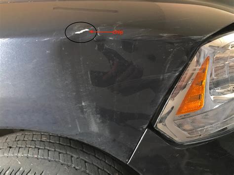 Front Quarter Panel Damage