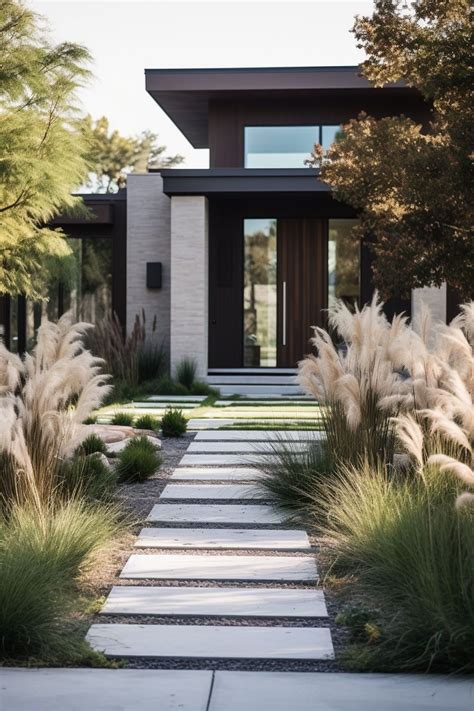 63+ Lovely Modern Front Yard Landscaping Ideas Page 46 of 65