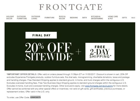 Discover The Best Frontgate Coupon Code Deals In 2023