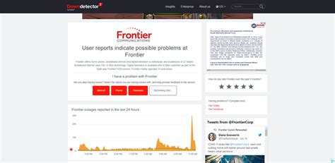 frontier internet downdetector