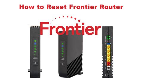 Reset button on Frontier Router