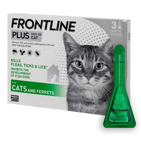 frontline plus flea treatment for cats