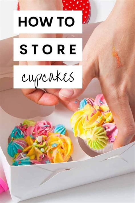 Frosted Cupcakes How To Store