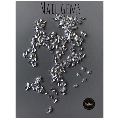 Frosted Nail Decorations