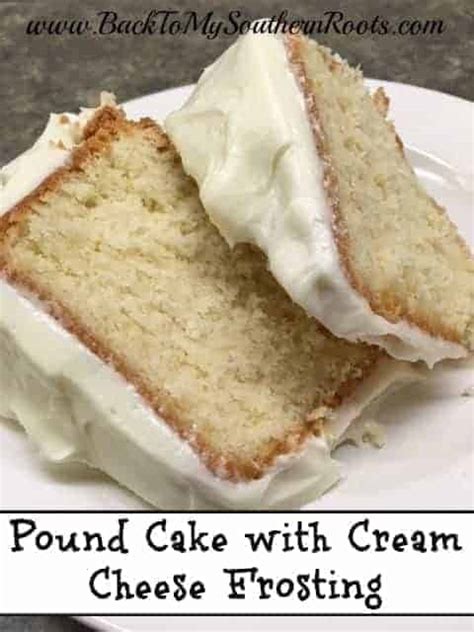 Frosting A Pound Cake