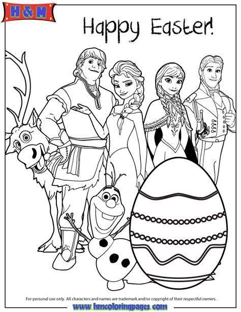 Frozen Easter Coloring Pages: A Fun Activity For Kids