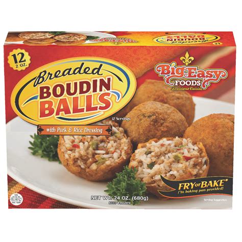 frozen boudin balls