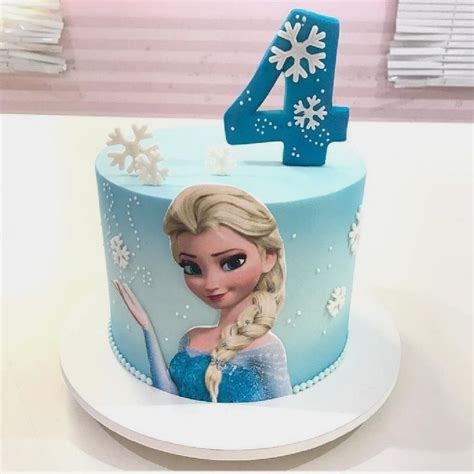 frozen cake 4th birthday