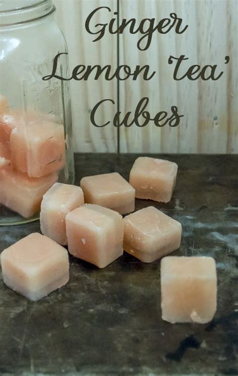 Frozen Ginger Cubes Tea