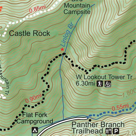 Frozen Head State Park Map