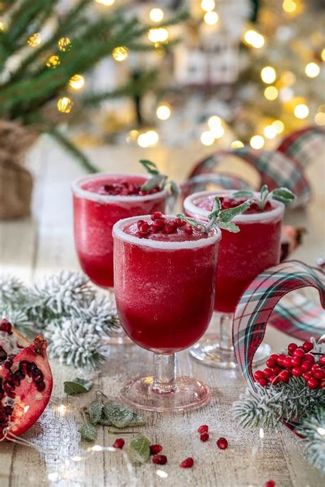 Frozen Holiday Drinks