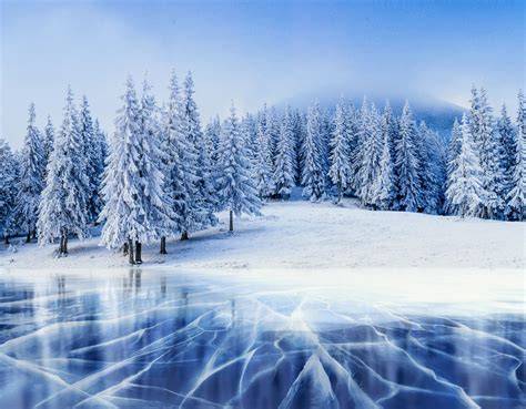 frozen lake