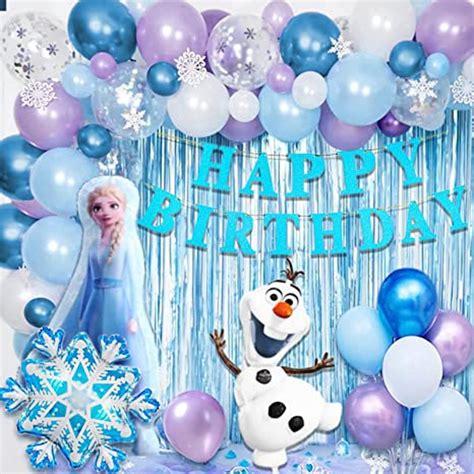Frozen Birthday Party Decorations, Food, Games, Printables