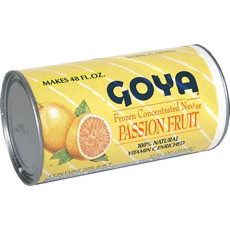 frozen passion fruit puree goya