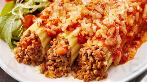 Frozen Stuffed Manicotti