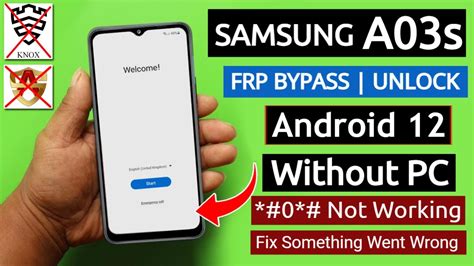 frp bypass galaxy a03s android 12