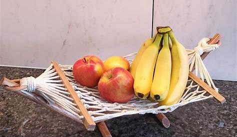 Fruit Hammock Macrame With Stand. Small, Medium, Large