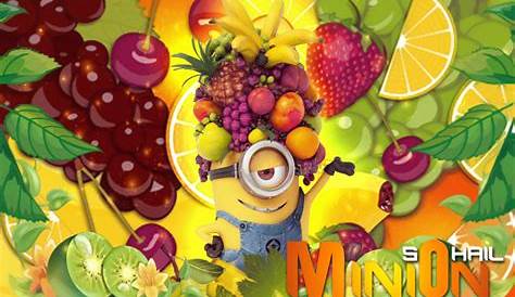 Carl with fruit hat Minions Pinterest Hats