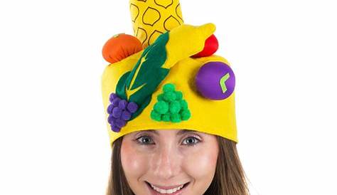 Adults Novelty Tropical Fruit Pineapple Hat Summer