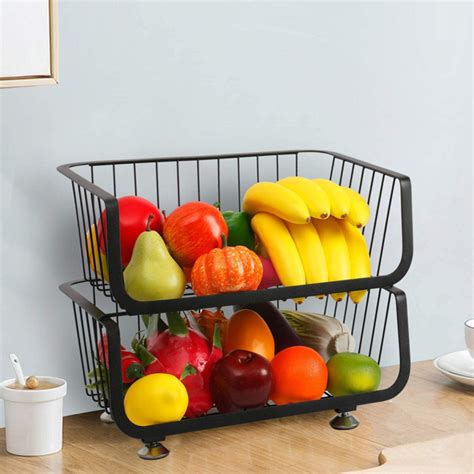Fruit And Veg Stacking Baskets