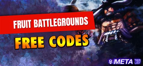 Fruit Battlegrounds Wiki Codes