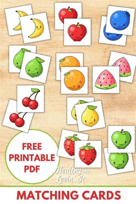 Fruit Card Printable Foldable