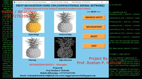 Fruit Classification Python Code