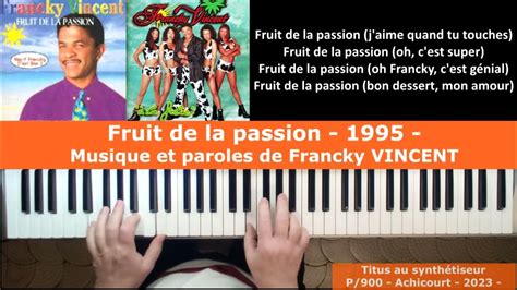 fruit de la passion parole