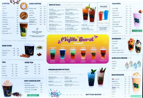 Fruit Ice Menu