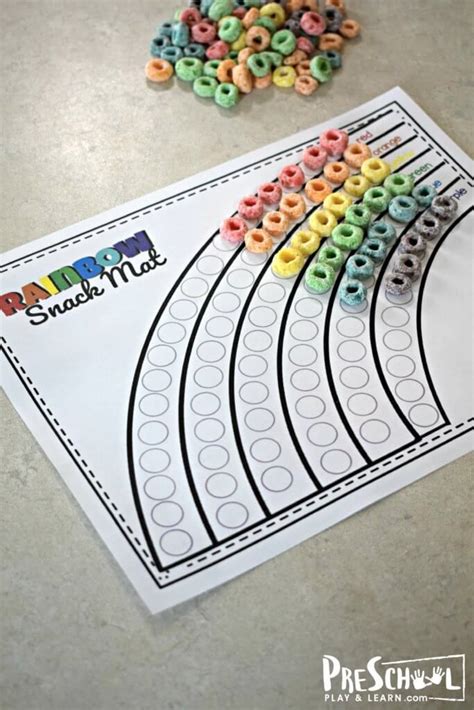 Fruit Loop Rainbow Printable