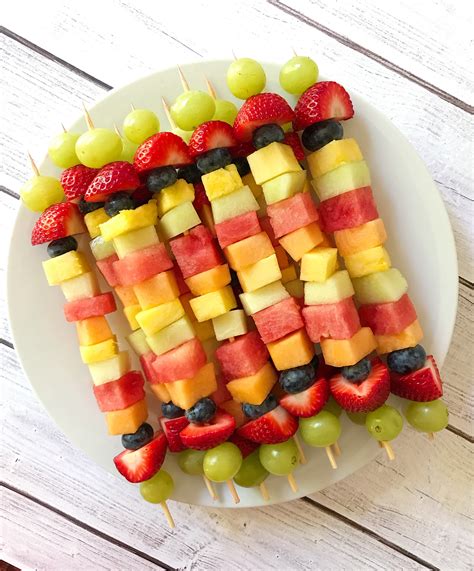 Fruit Platter Kebabs