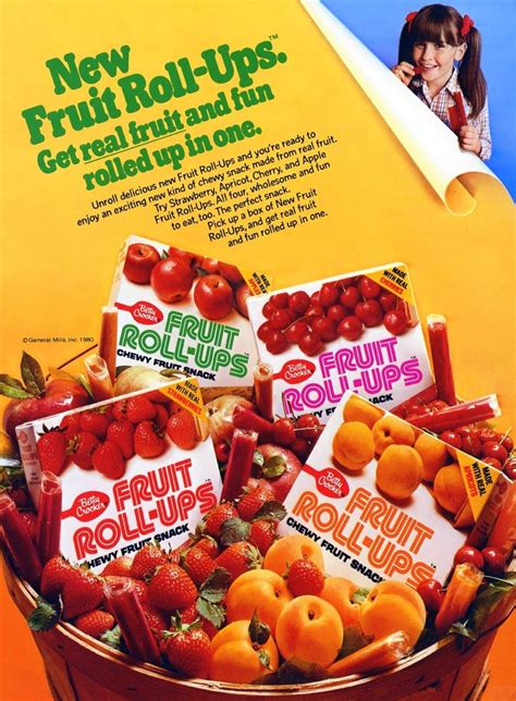 Fruit Roll Ups 80S