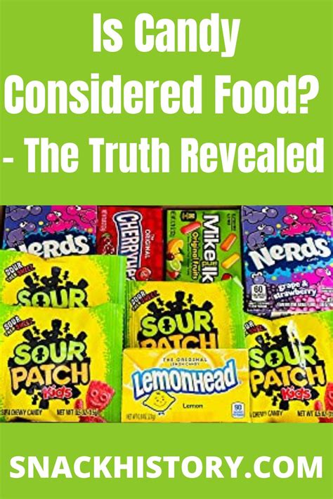 Fruit Snacks Considered Candy