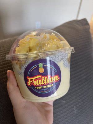 Fruition Fruit Blendz Menu