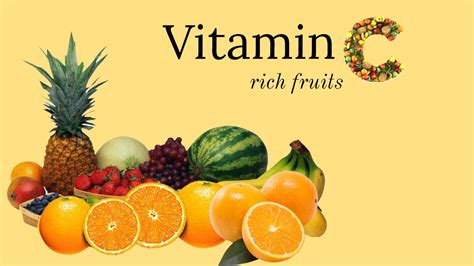 Vitamin C in fruits