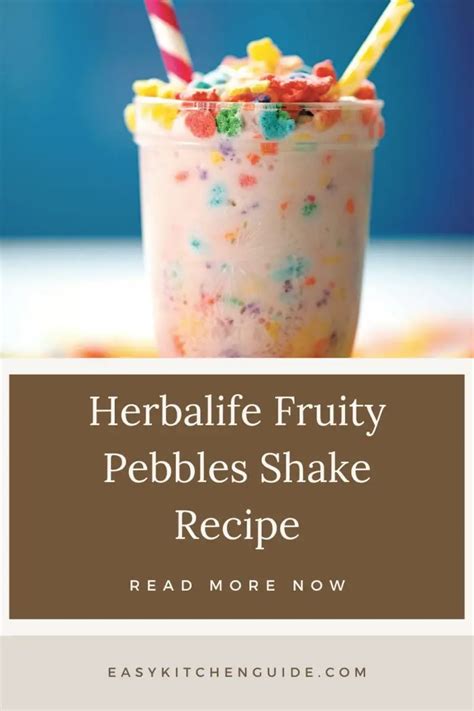 Fruity Pebbles Shake Ups