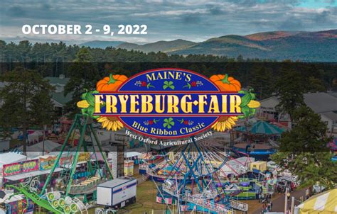 fryeburg fair 2021 dates hours