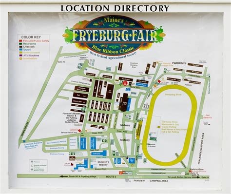 fryeburg fairgrounds map