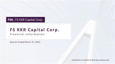 fs kkr capital corp new fsk