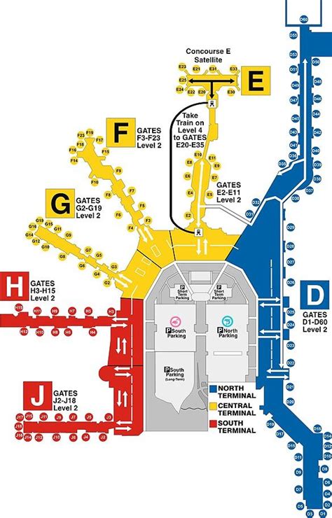 ft lauderdale airport restaurants map