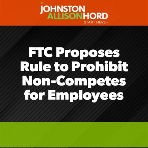 ftc proposed rule noncompetes