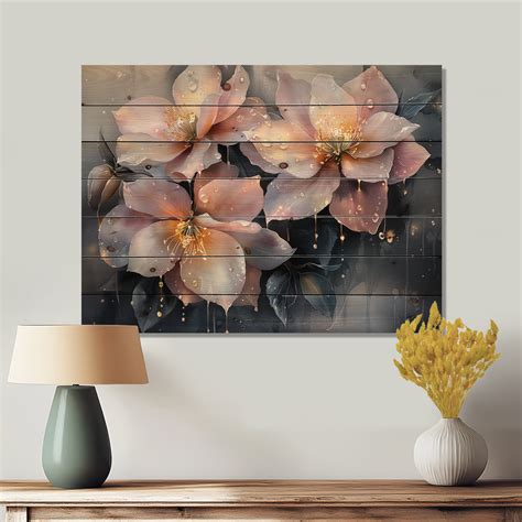 Fuchsia Flower Wall Art