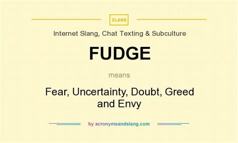 Fudge Acronym