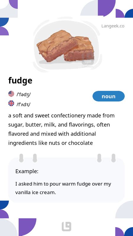 Fudge It Up Meaning