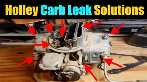 Fuel Coming From Carb Overflow