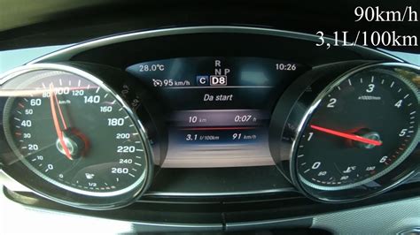 fuel consumption mercedes e class