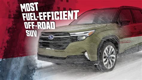 Fuel Efficient Suv Off Road