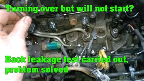 Fuel Injection Engine Won't Start