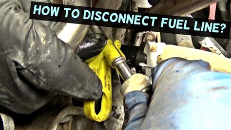 Fuel Line Plug Removal